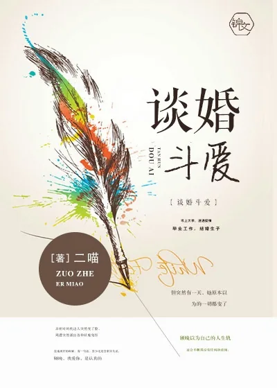 《谈婚斗爱》小说封面