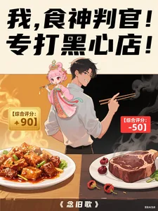 《我，食神判官！专打黑心店！》小说封面