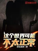《这个世界可能不太正常》小说封面