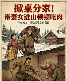 《掀桌分家！带妻女进山顿顿吃肉》小说封面