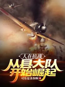 《人在抗战，从县大队开始崛起》小说封面