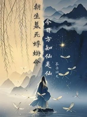 《朝生暮死蜉蝣命，今日方知仙是仙》小说封面